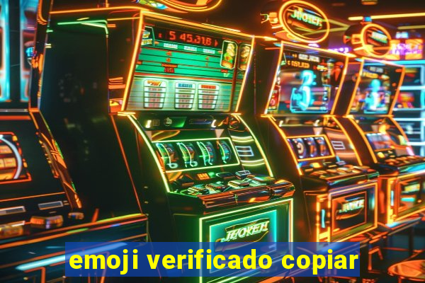 emoji verificado copiar